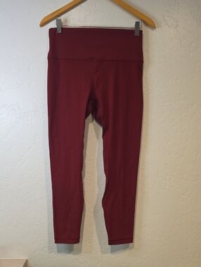 Hey Nuts High-Waist Burgundy Leggings